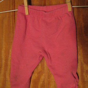 Girls Pants Pink 0/3 Months